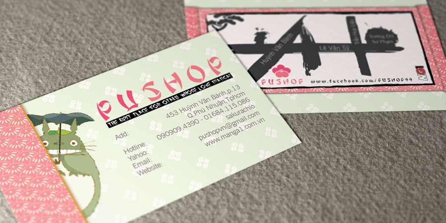 Pu Shop Business Card